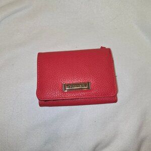 Tahari Red Wallet with Identity Protect Lining